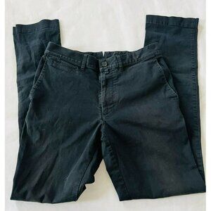 Mackintosh Philosophy Black Pants Regular Fit Straight Leg Mid Rise Size 30